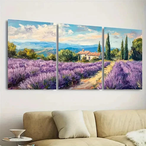 3pcs Rustic Farmhouse Wall Art Set Canvas Unframed - High Quality Print 100% Australian Made Wall Canvas