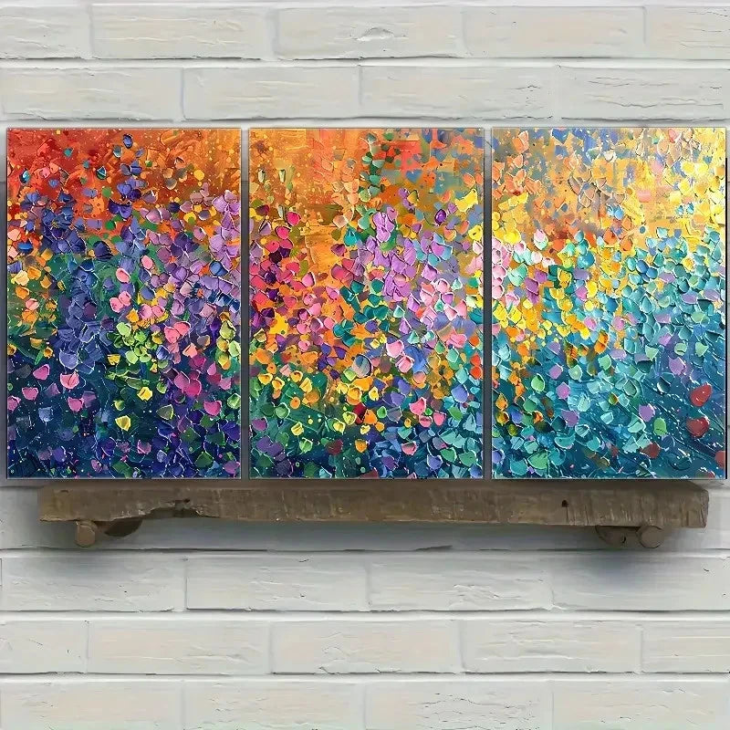 3pcs Abstract Style Art Wall Deco Metal Print Ready to Hang Art