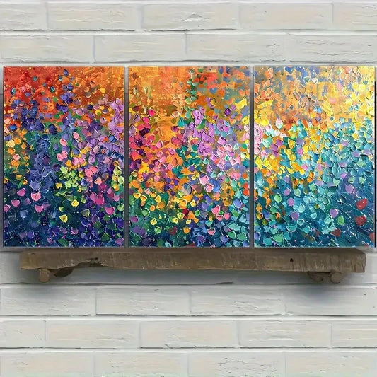 3pcs Abstract Style Art Wall Deco Metal Print Ready to Hang Art