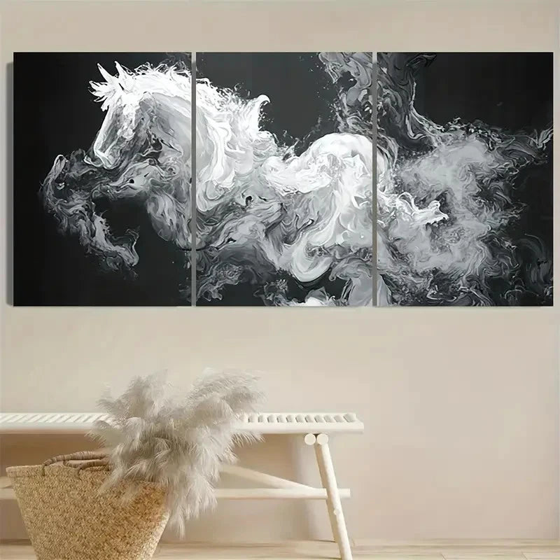 3pcs Modern Minimalist Unique Home Decor Wall Art Set Canvas Framed 60x90cm - High Quality Print 100% Australian Made Wall Canvas Ready to Hang