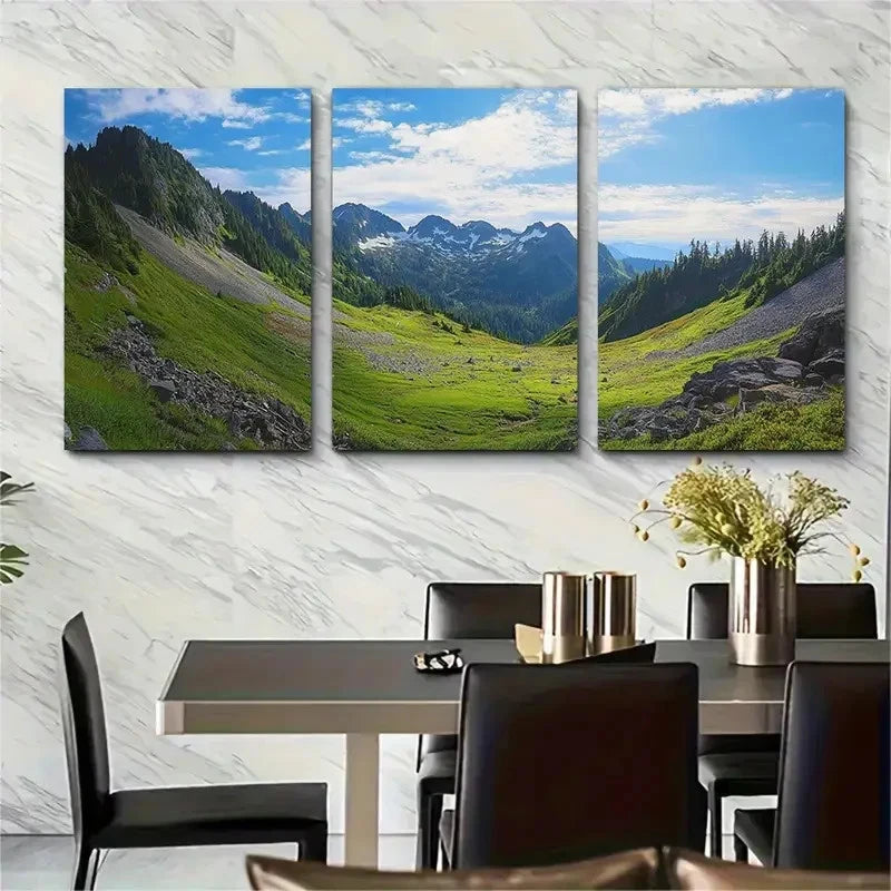 3pcs National Park Washington Decor PerfectWall Art Set Canvas Framed 40x60cm - High Quality Print 100% Australian Made Wall Canvas Ready to Hang