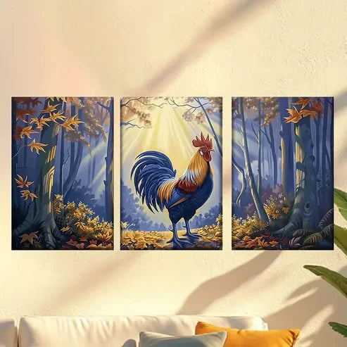 3pcs Colorful Abstract Wall Art Set Canvas Unframed – High Quality Print 100% Australian Made Wall Canvas