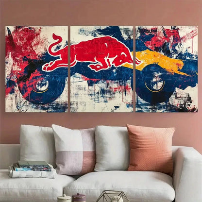 3pcs Spielberg Austria Vintage Design Metal Print Ready to Hang Art