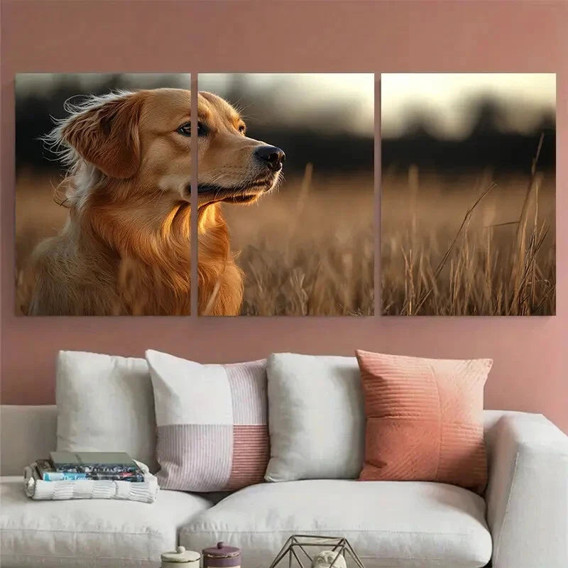 3pcs Wild Prairie Dog Animal Photography Metal Print Ready to Hang Art