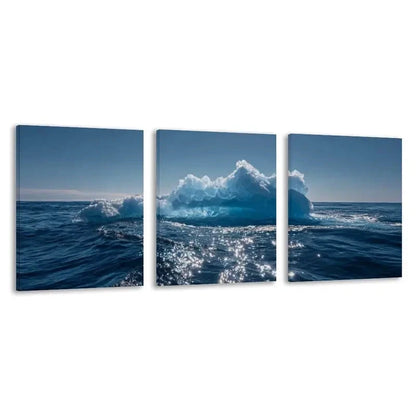 3pcs Ocean Wave Minimalist Beach House Decor  Wall Art Set Canvas Framed 40x60cm - High Quality Print 100% Australian Made Wall Canvas Ready to Hang