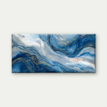 Abstract Marble-like Golden Wall Art Canvas Office Home Room Framed 120x60cm
