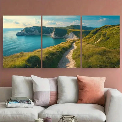 3pcs South West Coast Scenic National Park Hiking Metal Print Ready to Hang Art