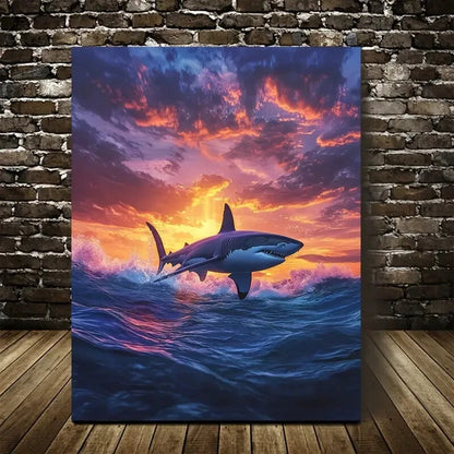 Beautiful Carnation Colorful Pink Rose Painting 40x60cm Metal Print Ready to Hang