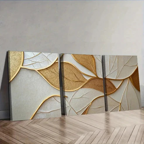 3pcs Complex geometric pattern Wall Art Set Canvas Unframed - High Quality Print 100% Australian Made Wall Canvas