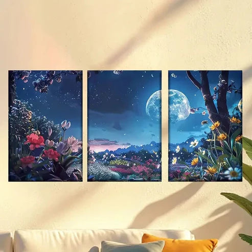 3pcs Beautiful Summer Dream Wall Art Canvas Unframed – High Quality Print 100% Australian Made Wall Canvas