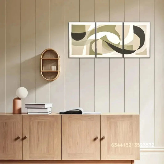 3pcs Abstract style Art Wall Painting Decor Metal Print Ready to Hang Art