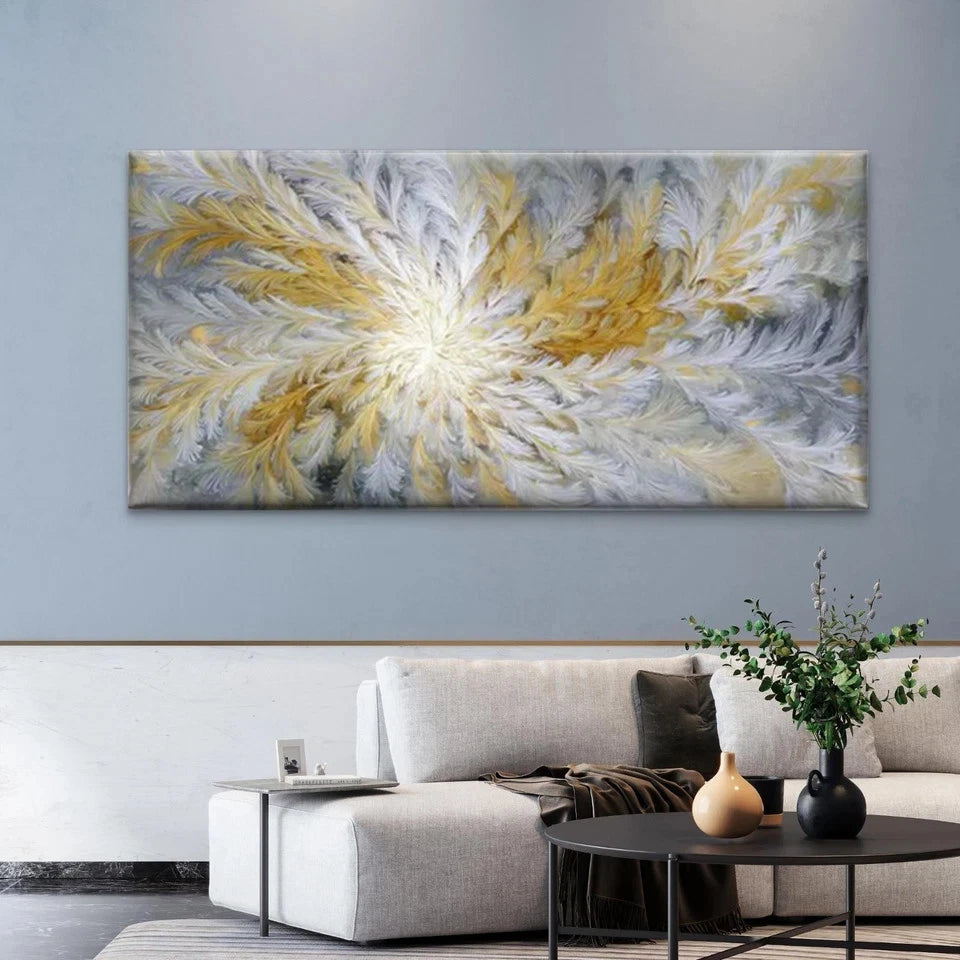 Vibrant Colorful Abstract Wall Art Canvas Office Home Room Framed 120x60cm