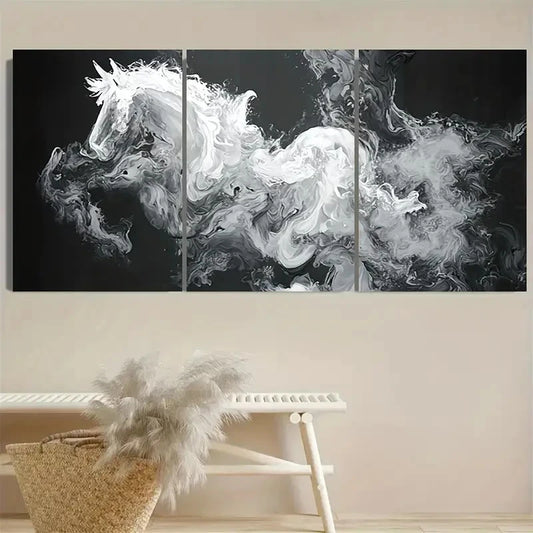 3pcs Modern Minimalist Unique Home Decor Wall Art Set Canvas Framed 40x60cm - High Quality Print 100% Australian Made Wall Canvas Ready to Hang