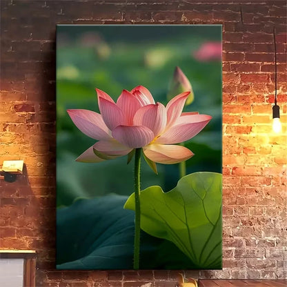 Sun-Kissed Pink for Lotus 60x90cm Metal Print Ready to Hang