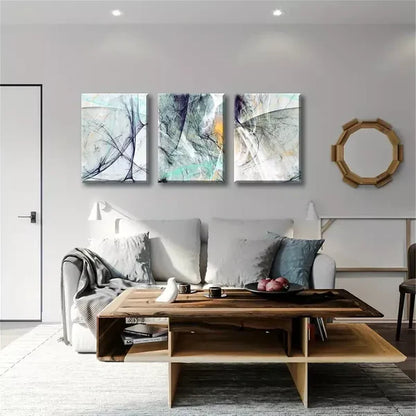 3pcs Abstract Modern Line Wall Art Canvas Unframed - High Quality Print 100% Australian Made Wall Canvas