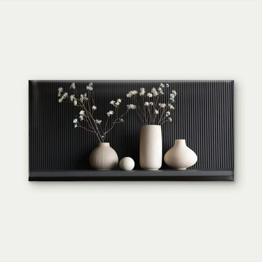 Minimalist Dried Floral Wall Art Canvas Office Home Room Framed 120x60cm