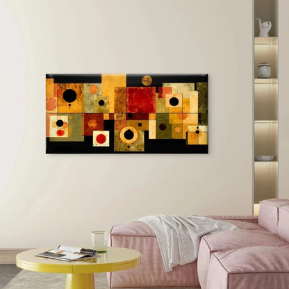Modern Minimalist Abstract Wall Art Canvas Office Home Room Framed 120x60cm