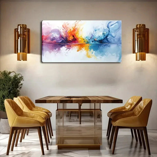 Modern Minimalist Style Solid Wall Art Canvas Office Home Room Framed 120x60cm