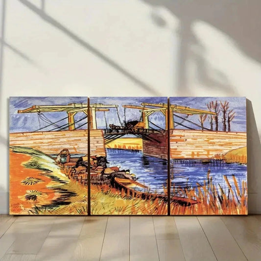 3pcs Vincent Willem Van Gogh Metal Print Ready to Hang Art