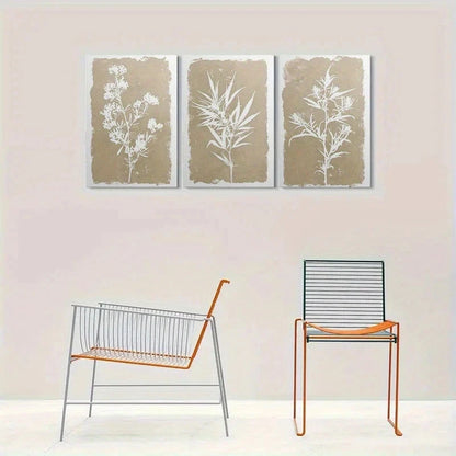 3pcs Botanical Illustrations Botanical Metal Print Ready to Hang Art