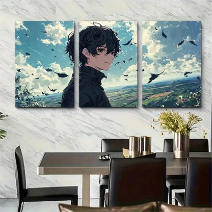 3pcs Antrim Coast Glens Scenic Northern Metal Print Ready to Hang Art