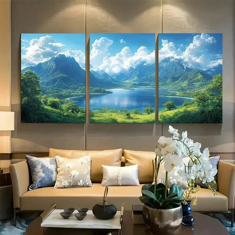 3pcs Lorentz National Park Indonesia Vacation Metal Print Ready to Hang Art