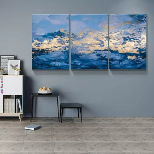 3pcs Abstract Canvas Framed 40x60cm - High Quality Print 100% Australian Made Wall Canvas Ready to Hang