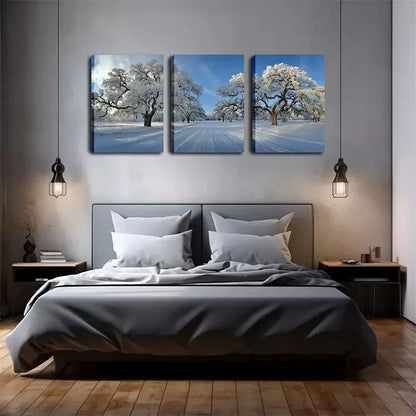 3pcsRustic Coastal Landscape Wall Art Set Canvas Framed 50x70cm -  High Quality Print 100% Australian Made Wall Canvas Ready to Hang - Bella Home Decor