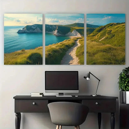 3pcs South West Coast Scenic National Park Hiking Metal Print Ready to Hang Art