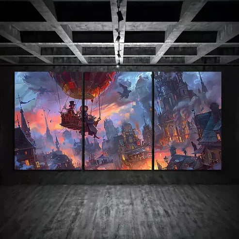 3pcs Nordic Modern Black and White Canvas Framed 60x90cm - High Quality Print 100% Australian Made Wall Canvas Ready to Hang