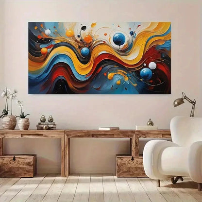 Modern Abstract Painting wall canvas office home room framed 120x60cm - Bella Home Decor