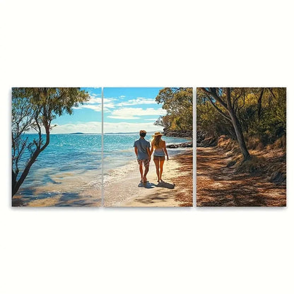 3pcs Magnetic Island Australia Travel Metal Print Ready to Hang Art