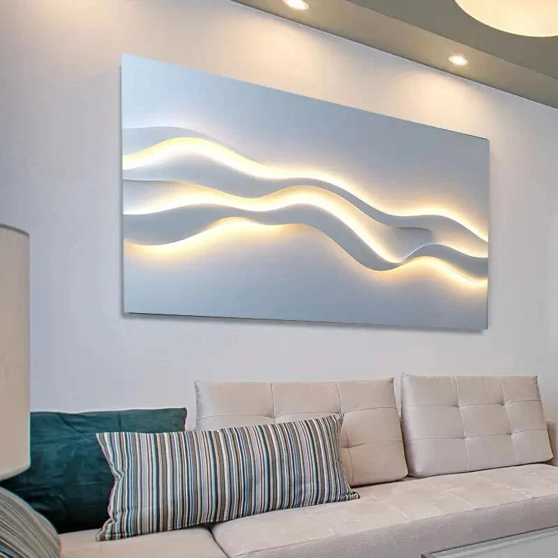 Scandinavian Style Minimalist Wall Art Canvas Office Home Room Framed 120x60cm