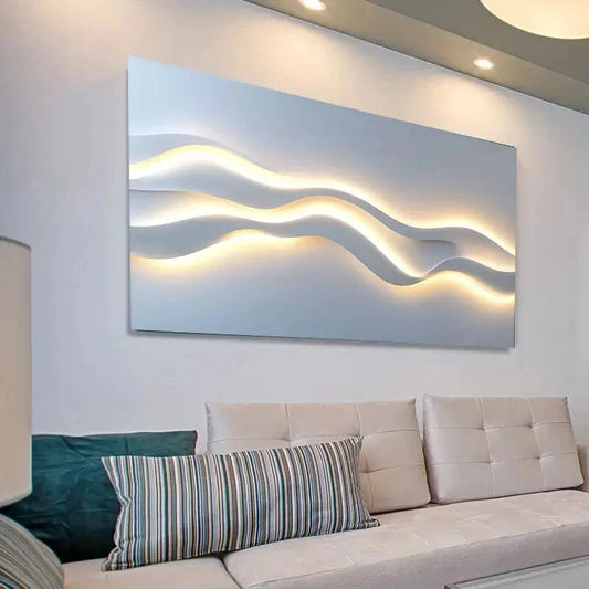 Scandinavian Style Minimalist Wall Art Canvas Office Home Room Framed 120x60cm