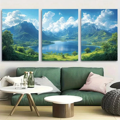 3pcs Lorentz National Park Indonesia Vacation Metal Print Ready to Hang Art