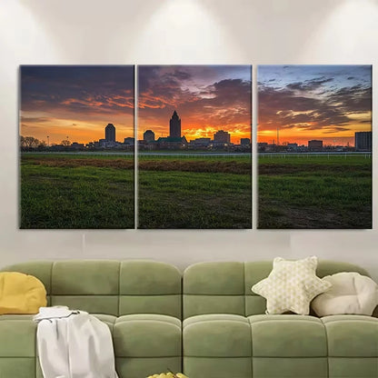 3pcs Louisville Posters Churchill Downs Metal Print Ready to Hang Art