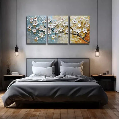 3pcs Triple-Panel Night Scene Canvas Framed 60x90cm - High Quality Print 100% Australian Made Wall Canvas Ready to Hang
