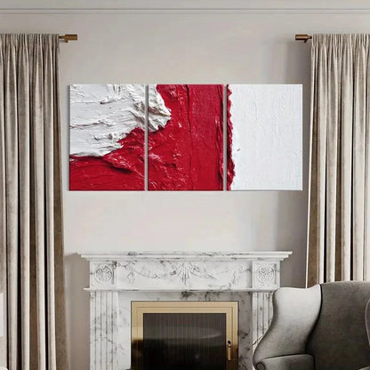 3pcs Abstract Art Contemporary Design Poster Metal Print Ready to Hang Art