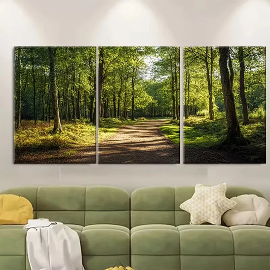 3pcs Thetford Forest Park Metal Print Ready to Hang Art