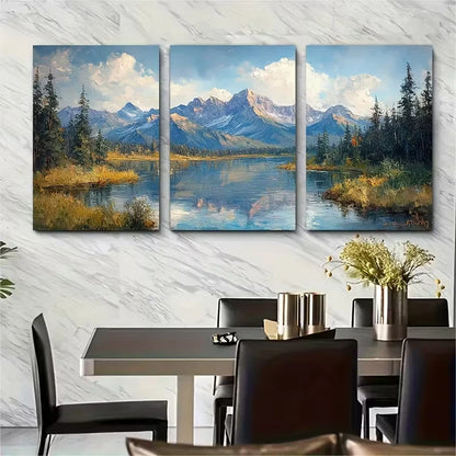 3pcs Arches Landscape Painting Utah National Park Metal Print Ready to Hang Art