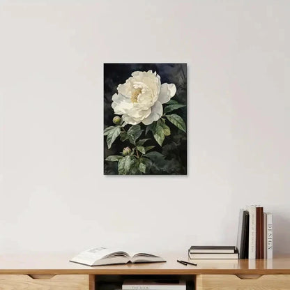 Beautiful Watercolor Flowers Antique Painting 40x60cm Metal Print Ready to Hang