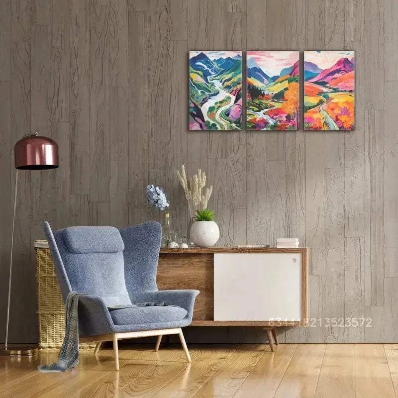 3pcs Snowdonia National Park poster Metal Print Ready to Hang Art