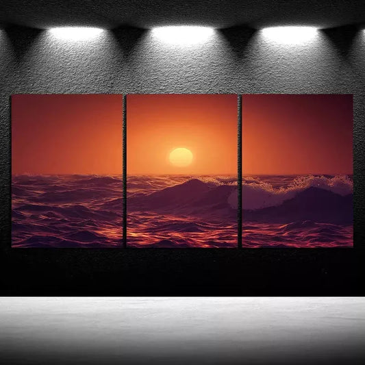 3pcs Ocean Inspired Canvas Framed 40x60cm - High Quality Print 100% Australian Made Wall Canvas Ready to Hang