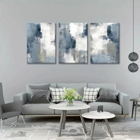 3pcs Abstract Art Canvas Framed 60x90cm - High Quality Print 100% Australian Made Wall Canvas Ready to Hang