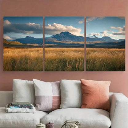 3pcs Vantajokull Awesome Travel Metal Print Ready to Hang Art