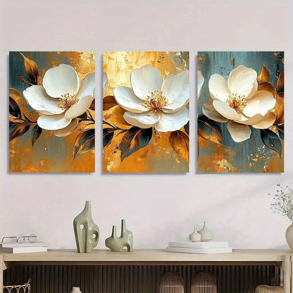 3pcs Dog Bathrobe & Cucumber Slices Metal Print Ready to Hang Art