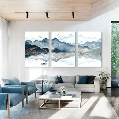 3pcs Abstract Watercolor \Art Set Canvas Unframed - High Quality Print 100% Australian Made Wall Canvas