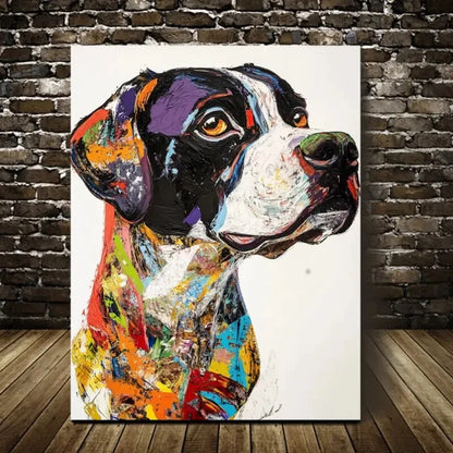 Beautiful Contemporary Wooden Bird and Tree Painting 40x60cm Metal Print Ready to Hang