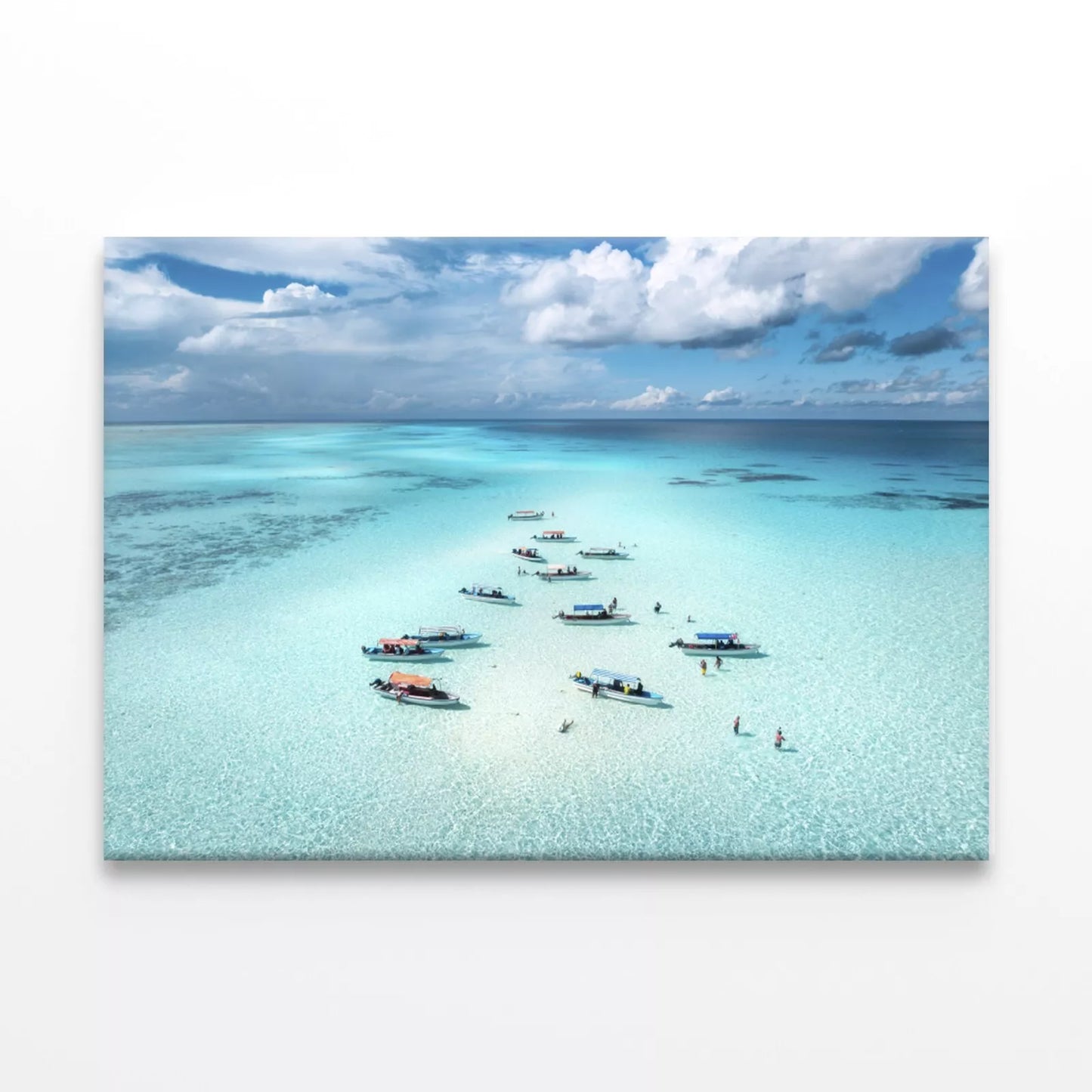 Vibrant Mnemba Island, Zanzibar  Wall Art Decor 100% Australian Made