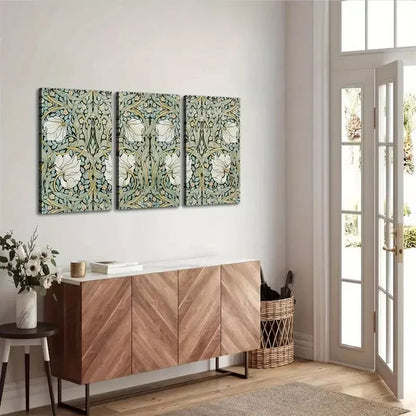 3pcs Abstract Nature Floral Art Canvas Framed 40x60cm - High Quality Print 100% Australian Made Wall Canvas Ready to Hang